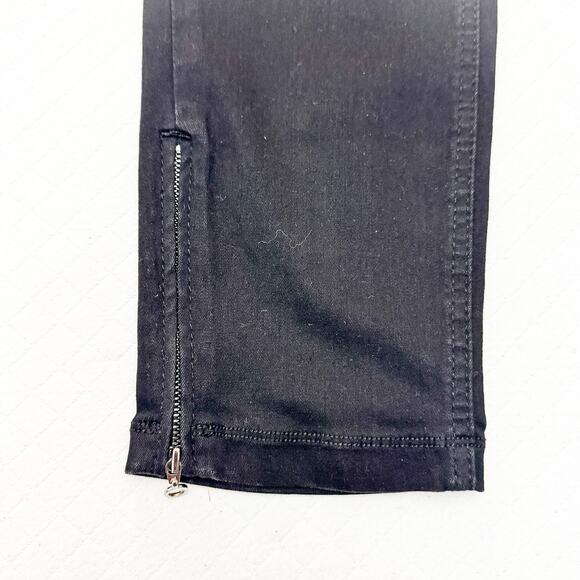 MAC Jeans Dream Chic D999 Black Zipper Ankle Denim Jeans Style 5471 Size 27 - Picture 8 of 10
